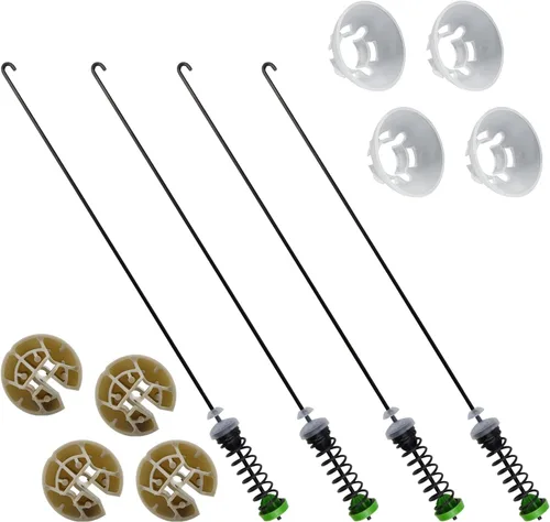 Kit de suspensión de lavadora W10780051 de 23.6 pulgadas apto para algunas lavadoras Whirlpool Maytag Kenmore Amana, WTW5550XW0, MVWX550XW0,