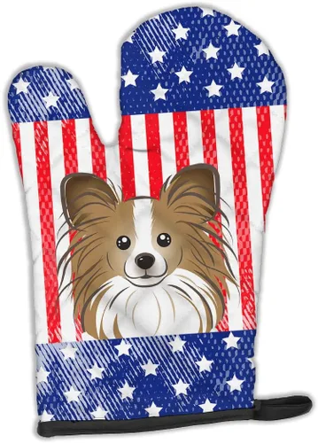 Miniatura 10 de Caroline's Treasures BB4020OVMT Dog House Collection Border Collie - Guante de horno grueso resistente al calor para sartenes calientes y horno