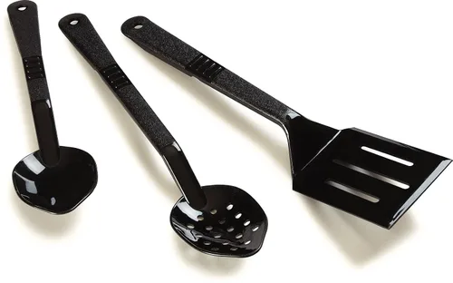 Miniatura 2 de Carlisle FoodService Products 442603 Cuchara perforada para servir a altas temperaturas, 13 pulgadas, color negro (paquete de 5)