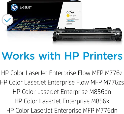 Miniatura 2 de Cartucho de tóner amarillo original HP 659A Funciona con HP Color LaserJet Enterprise M856, HP Color LaserJet Enterprise MFP M776 Series W2012A