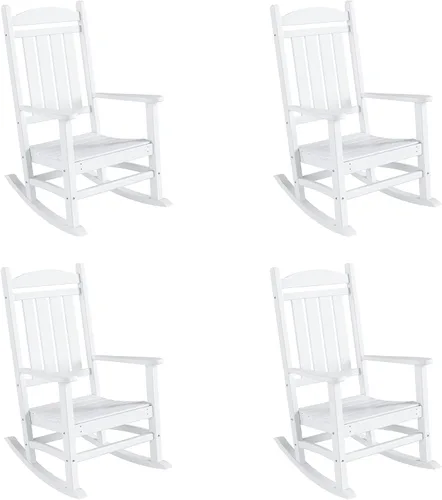 Miniatura 54 de WestinTrends Malibu - Mecedora para exteriores y patio, color negro