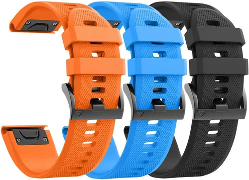 Miniatura 19 de ANCOOL para Banda de reloj Fenix 5/6/7 de 22mm de silicona suave Compatible con Garmin Fenix 5 Plus/6 Pro/8 47mm/7 Pro/Approach S60/S62