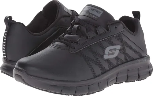 Miniatura 2 de Skechers For Work Sure Track Erath - Botas deportivas de encaje antideslizantes para mujer.