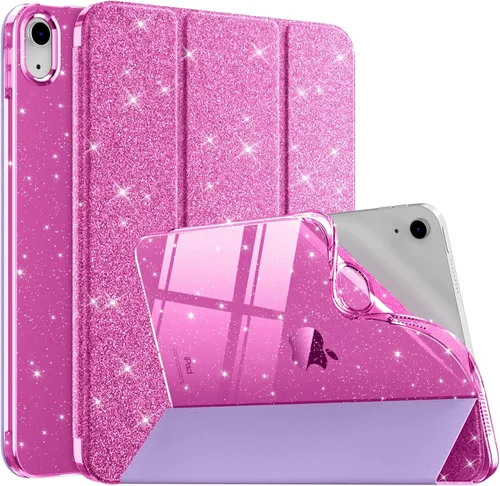 Miniatura 83 de MoKo Funda para iPad (A16) de 11ª generación 2025/10ª generación 2022, iPad de 11 pulgadas/10.9 pulgadas con cubierta trasera translúcida de TPU