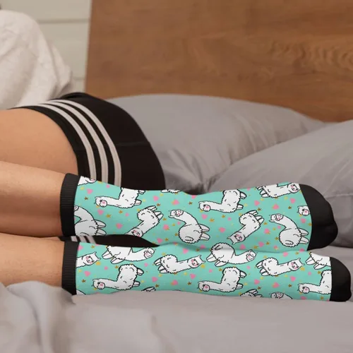Miniatura 5 de Calcetines de vestir de pato novedosos calcetines casuales a media pantorrilla, divertidos calcetines lindos para mujeres y hombres