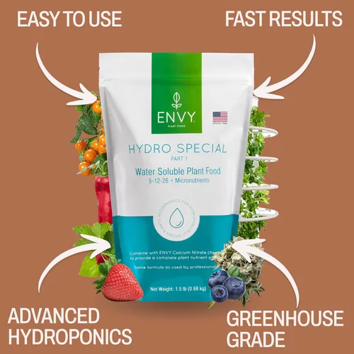 Miniatura 2 de ENVY Hydro Special - Fertilizante para plantas, 1.5 libras, para plantas de interior y exterior, grado profesional, soluble en agua, fabricado