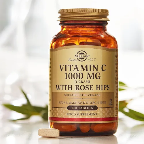 Miniatura 4 de Solgar Vitamina C de 1000 mg con escaramujos, 250 tabletas - Antioxidante e inmunológico - Salud general - Apoya la piel y las articulaciones