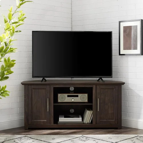 Miniatura 6 de Crosley Furniture Camden - Soporte de TV para televisores de más de 50 pulgadas, centro de entretenimiento con estantes de almacenamiento Nogal