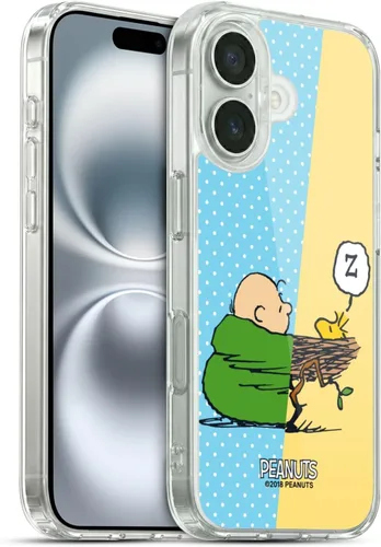 Miniatura 159 de Head Case Designs Funda de gel con licencia oficial de Peanuts Snoopy & Woodstock Halfs and Laughs [protección de grado militar] compatible