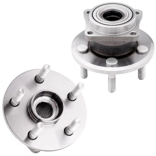 Miniatura 105 de Detroit Axle - 2.2L Bujes de rodamiento de rueda delanteros de 2 piezas para Honda Accord 90-97, 97 Acura CL, 2 rodamientos de ruedas y conjunto