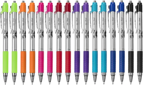 Mr. Pen - Bolígrafos de la Biblia que no se traspasan, paquete de 16, colores surtidos, bolígrafos de diario bíblico