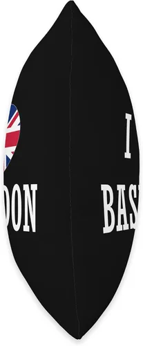 Miniatura 2 de I Love Basildon England Union Jack Flag Heart English Throw Pillow
