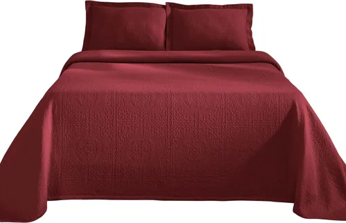 Miniatura 2 de Superior Colcha de Tejido de Cesta 100% Algodón con Fundas, Ropa de Cama Jacquard Matelassé de Algodón Premium para Todas las Estaciones, Cesta