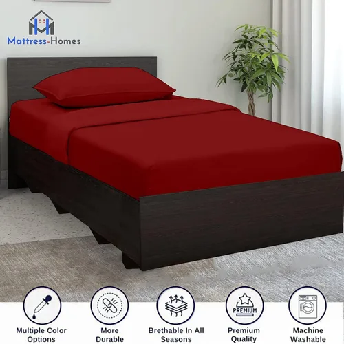 Miniatura 7 de Mattress-Homes Juego de sábanas de lujo de algodón egipcio para cuna, 4 piezas, sábanas bajeras de 8 pulgadas de profundidad para 25 x 75 pulgadas