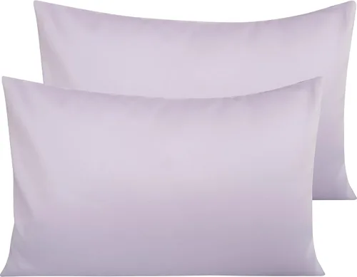 Miniatura 39 de NTBAY Fundas de Almohada de Algodón Egipcio Queen - Juego de 2, Fundas de Almohada de Algodón de 500 Hilos - Fundas de Almohada Suaves y Rosa