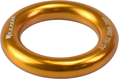 Miniatura 2 de Anillo de aluminio de 25 kN, junta tórica de tensión perfecta, anillo de conexión para escalada en roca, arborista, hamaca, rescate, slackline