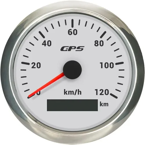 Miniatura 9 de ELING Velocímetro GPS de 3.346 in 0-200 MPH Kit de medidor de velocidad para coche, camión, motocicleta con 7 retroiluminaciones 12 V 24 V
