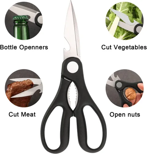 Miniatura 9 de Juego de cuchillos de titanio arcoíris, juego de cuchillos afilados de acero inoxidable con bloque acrílico, afilador, 6 cuchillos de carne, juego