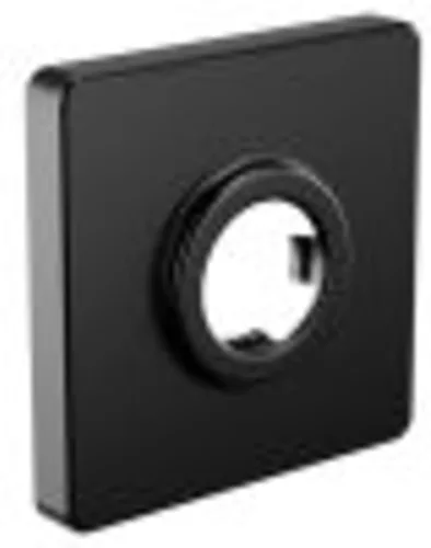 Miniatura 2 de Moen 147572BL Brida cuadrada moderna para brazo de ducha, negro mate