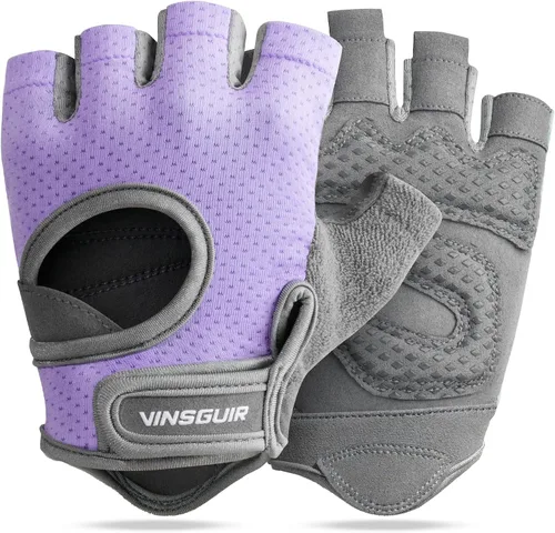 VINSGUIR Guantes de entrenamiento para mujeres y hombres, guantes de levantamiento de pesas transpirables para ejercicio de gimnasio, fitness,