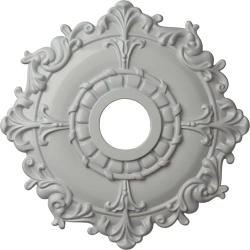 Miniatura 57 de Ekena Millwork CM18RL medallón de techo Riley de 18 in (diam. ext.) x 3 1/2 in (diam. int.) x 1 1/2 in, CM18RL Primed