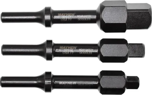 Miniatura 6 de Mayhew Tools 37316HT Rompedor de Pernos Neumático, Etiqueta Colgante de 1/2", Acabado de Óxido Negro