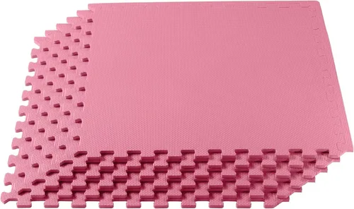 Miniatura 18 de We Sell Mats - Baldosas multiusos de espuma EVA con un grosor de 0.5 pulgadas, alfombrillas entrelazadas para gimnasios de interior y para el hogar