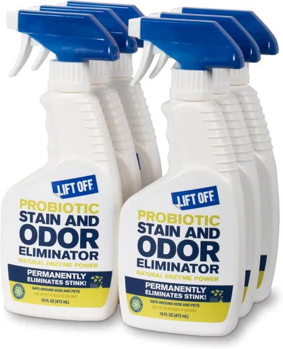 Miniatura 7 de Lift Off 45006 - Spray probiótico para eliminar manchas y olores, potente limpiador de alfombras con enzimas naturales y eliminador de olores