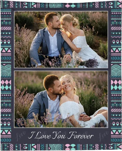 Miniatura 36 de Manta personalizada con foto, manta personalizada con imagen para regalos de pareja, mantas de franela personalizadas para adultos, niños
