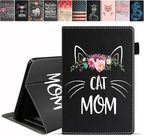 Miniatura 14 de Funda para tableta Amazon Fire HD 10/Fire HD 10 Plus (11ª generación, versión 2021), con cita inspiradora de «Be a Flamingo in a Flock», funda