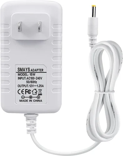 Miniatura 7 de Cargador de cable de alimentación de 15 W para Alexa Echo Spot, Echo Dot (3ª / 4ª generación / 5ª generación), Fire TV Cube, Show 5, Dot con reloj