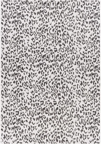 Miniatura 3 de Livabliss Esperanza Leopard - Alfombra de pasillo para exteriores, 2 pies 7 pulgadas x 10 pies, negro/blanco