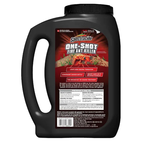 Miniatura 10 de Spectracide One Shot - Asesino de hormigas de fuego, cebo para hormigas de fuego, controla las hormigas de fuego durante 3 meses, 1.5 libras