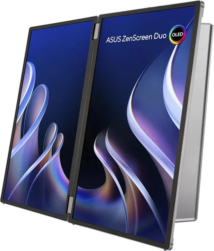 Miniatura 14 de ASUS ZenScreen Duo OLED 360° Monitor Portátil Plegable (MQ149CD) - Dual de 14 pulgadas, 16:10, 1920x1200, DisplayHDR400 True Black, 100% DCI-P3