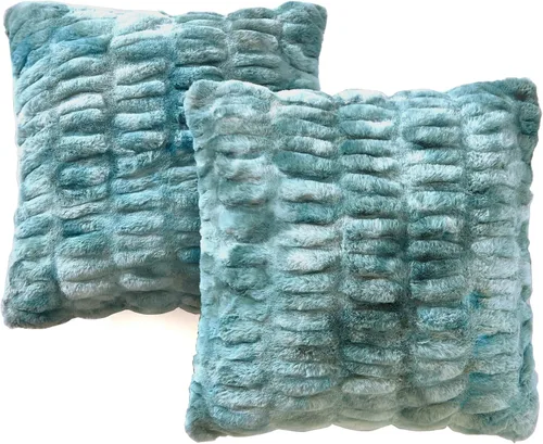Miniatura 6 de Home Soft Things Shar Pei - Juego de 2 fundas de almohada decorativas, suaves, esponjosas y elegantes, fundas de almohada para sofá, enrejado, 26 x