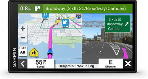 Garmin DriveSmart 66 - Navegador GPS para coche con pantalla de cristal de 6 pulgadas (010-02469-00) (renovado)