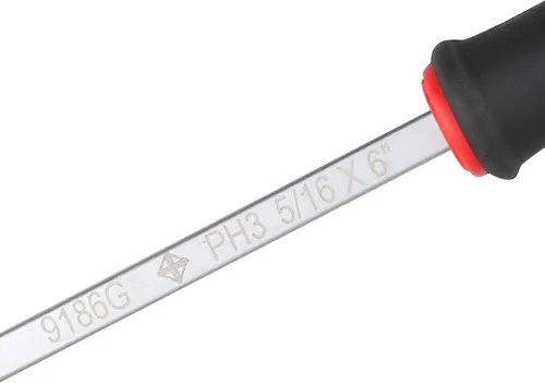 Miniatura 2 de Urrea 9186G Número 3 5/16X6-Inch Destornillador de impacto