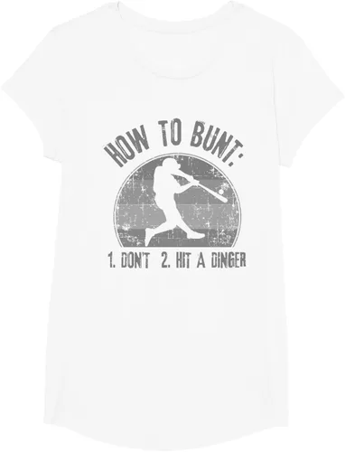 Miniatura 25 de Cómo Bunt Don't Hit A Dinger - Camiseta divertida de béisbol y sóftbol, Negro, S