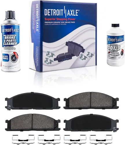 Miniatura 59 de Detroit Axle - Pastillas de Freno Delantero para Mercedes- Benz C230 C250 C300 SLK250, Pastillas de Freno Cerámica w/Reemplazo de Hardware