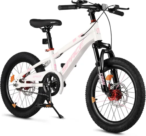 Miniatura 8 de Bicicleta para niños ONLYGU - Bicicleta de 18 20 pulgadas para niños y niñas con asiento ajustable y freno de mano, bicicletas para niños de 7 a 13