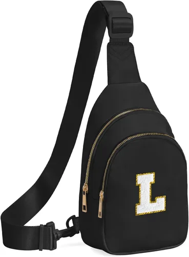 Miniatura 24 de Regalos de cumpleaños Viverte para niñas de 7, 8, 9, 10, 11, 12, 13 años, pequeño bolso cruzado de hombro con inicial, bolso cruzado de hombro