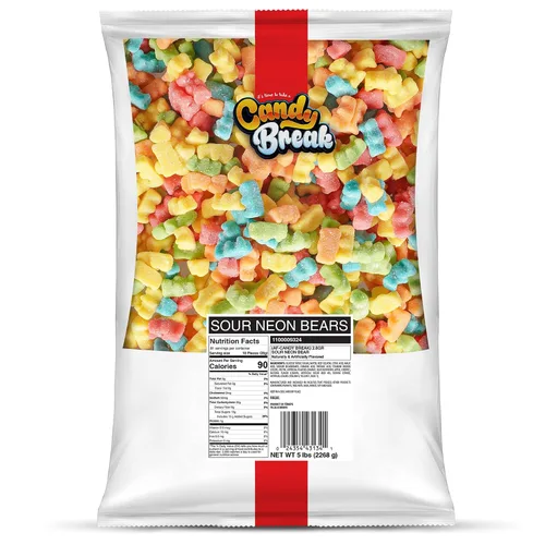 Miniatura 13 de Candy Break Fruity & Sweet Blue Sharks Bolsa de 5 libras de tamaño compartido – Paquete de caramelos masticables a granel – Snacks para niños