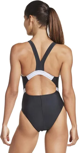 Miniatura 4 de Speedo Creora Highclo Quantum Splice - Traje de baño de una pieza para mujer de corte alto sólido.
