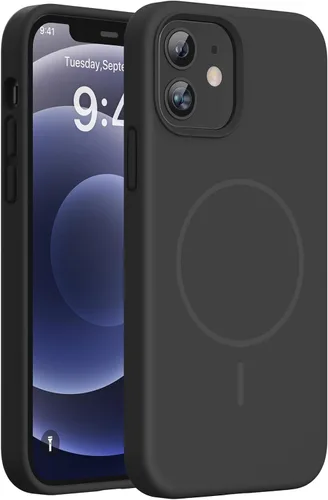 Miniatura 157 de Miracase Funda diseñada para iPhone 13, con protector de pantalla de vidrio templado, forro de microfibra suave antiarañazos, funda de goma