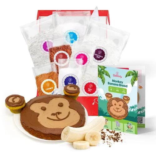 Miniatura 11 de Baketivity Kids - Juego de hornear para niños, kit de suministros para fiestas de comida para adolescentes, lecciones de cocina esenciales