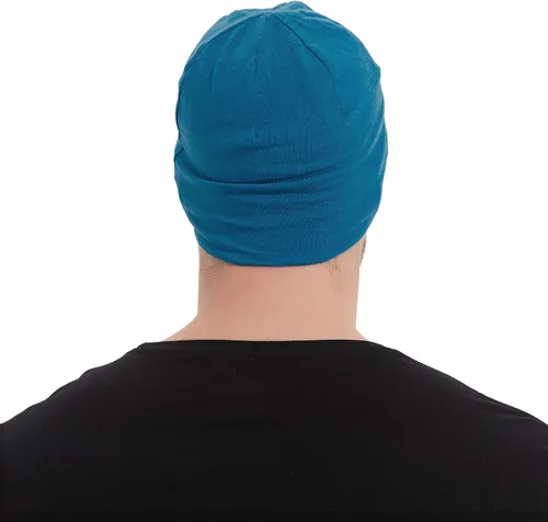 Miniatura 4 de Gorro de lana merina, gorra ligera para correr, transpirable, gorro de dormir para hombres y mujeres