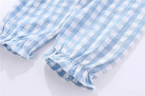 Miniatura 7 de Mud Kingdom Conjunto de pijama Boutique para niñas y niños, ropa de dormir de manga larga con cuello