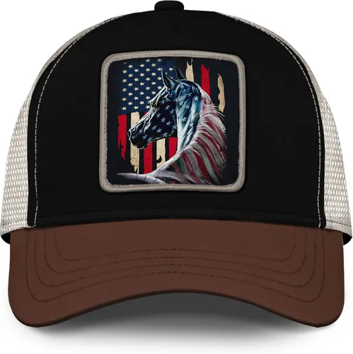 Miniatura 2 de Asvance Trucker Hat - Mesh Back Baseball Cap for Mens - Premium American Patriots Embroidered Hats - Gift for Dad