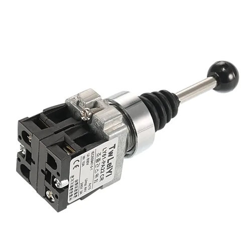 Miniatura 4 de uxcell Controladores de interruptor de palanca de mando 2 Posiciones 2NO Tipo momentáneo 150/250/600V 15/10/4A 0.866 in Montaje en panel
