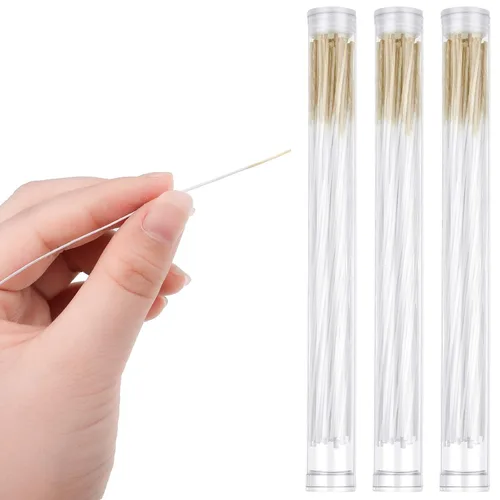 Miniatura 12 de Maitys 180 piezas de limpiador para agujeros de aretes, limpiador de perforaciones con hilo dental, fragancia de rosa para eliminar olores, cuidado